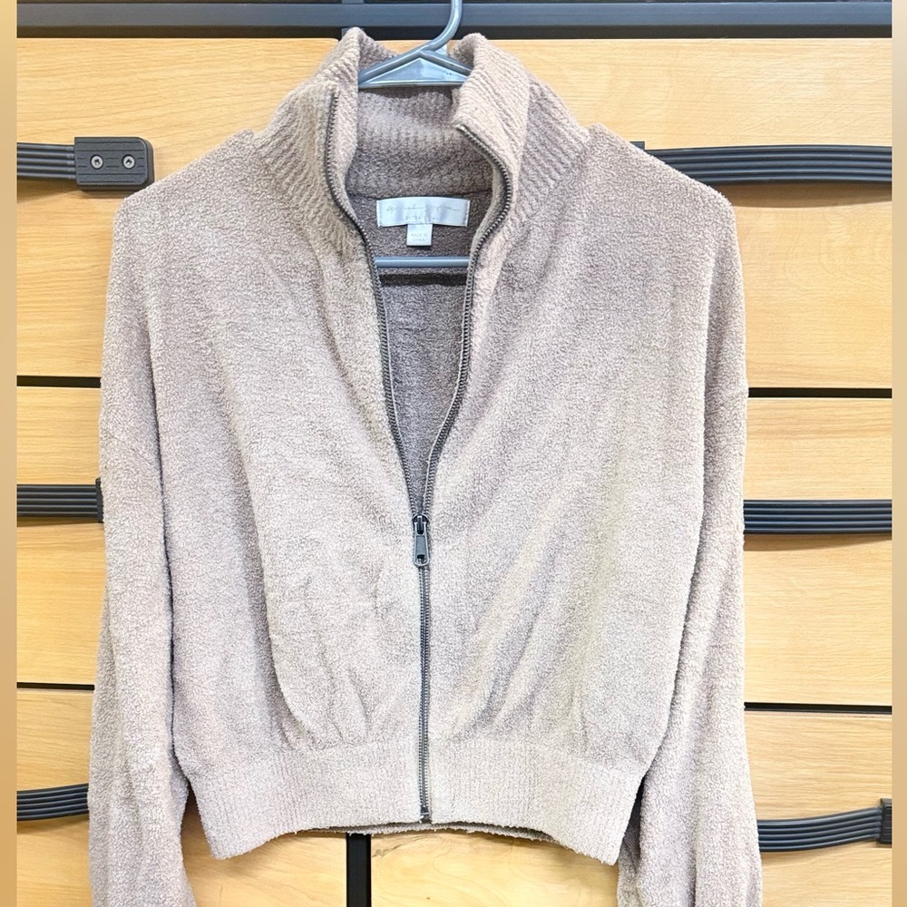 Spiritual Gangster Tan Zip-Up Jacket and Pants